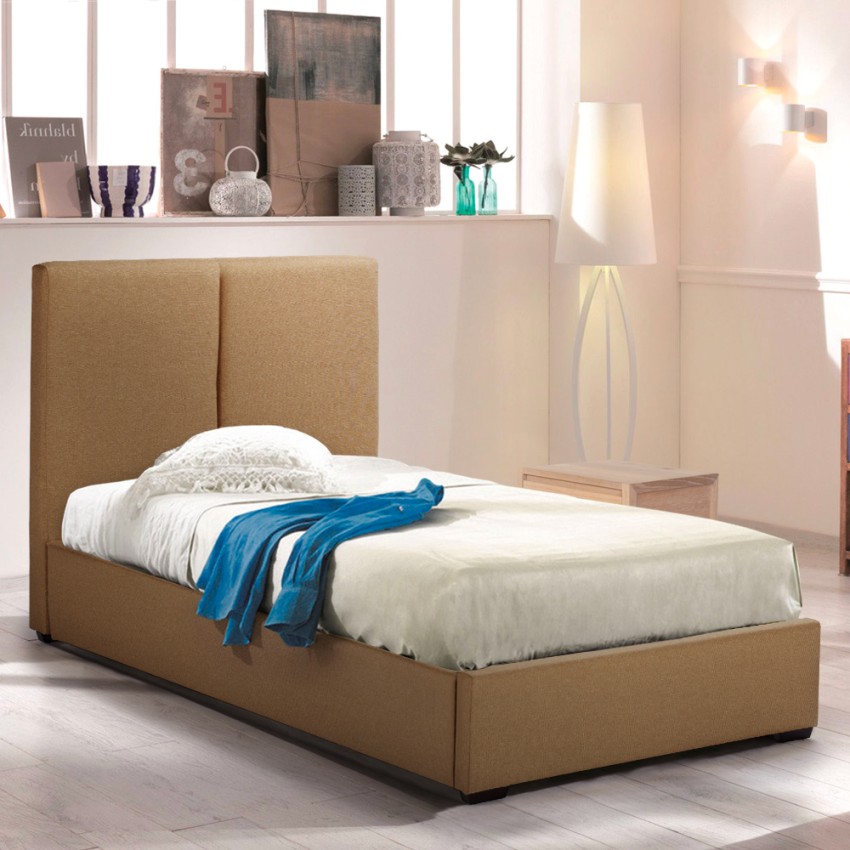 Lit 1 Place En Tissu Avec Sommier 80x190 Montreux Twin Lit 1 Place En Tissu Avec Sommier 80x190 Montreux Twin