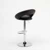 Tabouret de bar cuisine industriel pivotant réglable en hauteur repose-pieds Chicago 