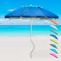 Parasol de plage aluminium leger visser protection uv GiraFacile 200 cm Afrodite Dimensions