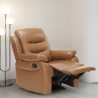 Fauteuil relax inclinable avec repose-pieds salon Panama Lux Prix