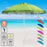 Parasol de plage léger visser protection uv GiraFacile 200 cm Ermes 