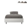 Lit double avec rangement 140x200 sommier français Azelia F Promotion