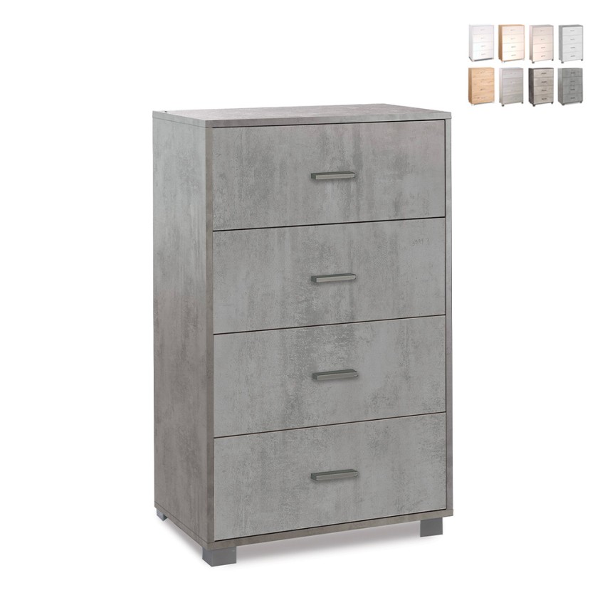 Commode bureau chambre à coucher 4 tiroirs design moderne Elita Modèle Commode bureau chambre à coucher 4 tiroirs design moderne Elita Modèle