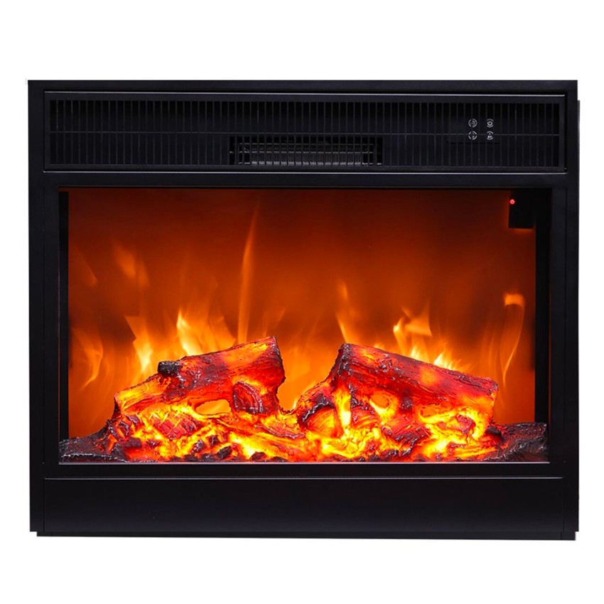 Cheminée poêle électrique encastrable basse consommation 1500W Panarea Promotion