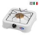 Réchaud de camping à gaz portable grille 1 feu 5318 CF Parker Vente