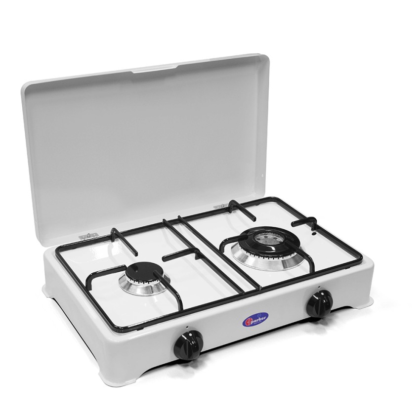 Réchaud à gaz de camping 2 feux double couronne 2002BGP/C CF Parker Promotion