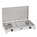 Réchaud à gaz de camping 2 brûleurs avec couvercle 5522G CF Parker Promotion