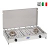 Plaque de cuisson gaz méthane GPL 2 feux usage domestique 5522SG CF Parker Offre