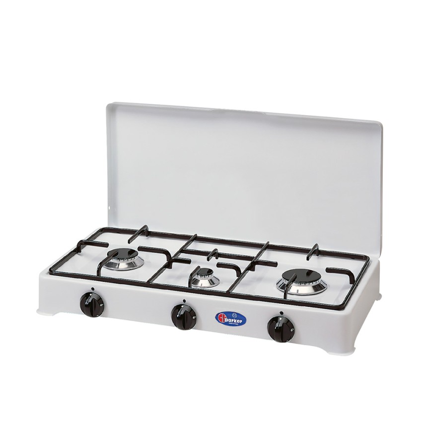 Réchaud à gaz portable de camping 3 brûleurs 5328BGP CF Parker Promotion