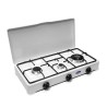 Réchaud de camping à gaz 3 brûleurs double couronne 5328BGP/C CF Parker Promotion