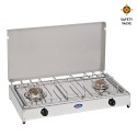 Plaque de cuisson gaz méthane GPL 2 feux usage domestique 5522SG CF Parker Promotion