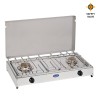 Plaque de cuisson gaz méthane GPL 2 feux usage domestique 5522SG CF Parker Promotion