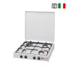 Cuisinière 4 feux gaz méthane GPL usage domestique 542BGPS CF Parker Offre