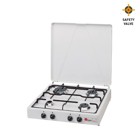 Cuisinière 4 feux gaz méthane GPL usage domestique 542BGPS CF Parker Promotion