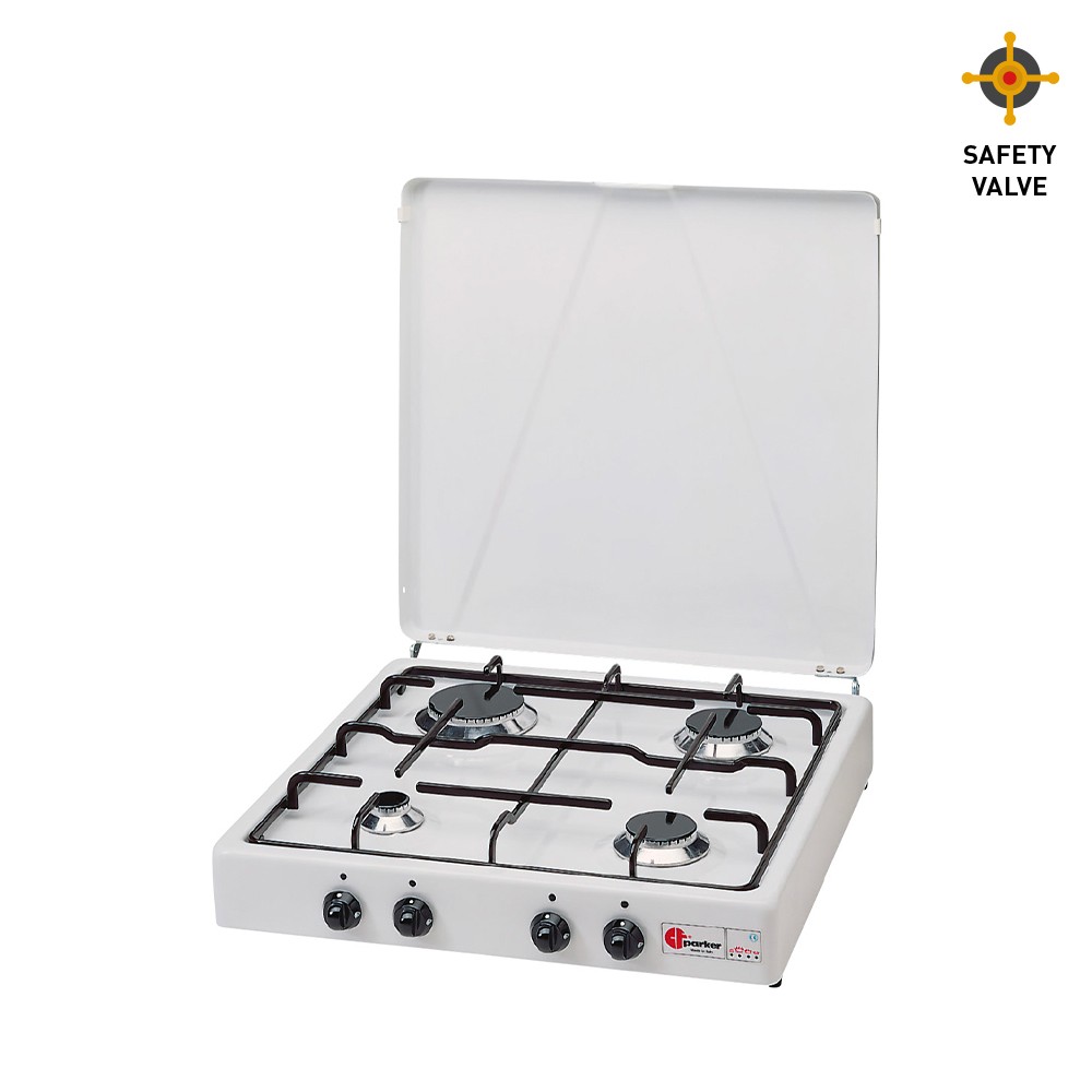 Cuisinière 4 feux gaz méthane GPL usage domestique 542BGPS CF Parker