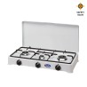 Cuisinière à gaz 3 feux usage domestique méthane GPL 5328BGPS CF Parker Promotion