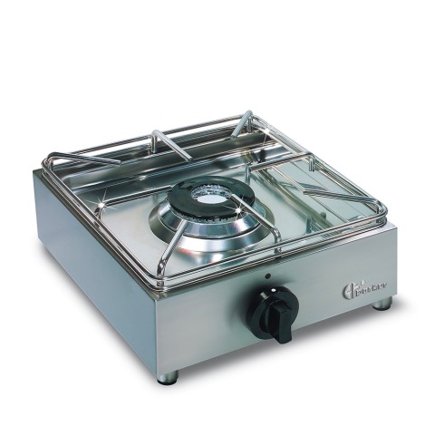 Cuisinière à gaz professionnelle 1 feu acier inoxydable BIG5001L Parker Promotion