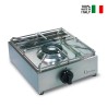 Cuisinière à gaz professionnelle 1 feu acier inoxydable BIG5001L Parker Vente