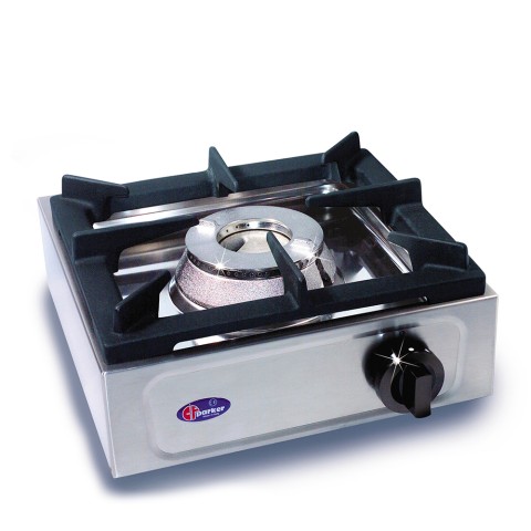 Réchaud professionnel en acier inoxydable à gaz 1 brûleur BIG7001F9 Parker Promotion