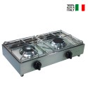 Cuisinière à gaz professionnelle 2 brûleurs en acier inoxydable BIG5002L3 Parker Vente