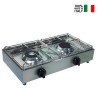 Cuisinière à gaz professionnelle 2 brûleurs en acier inoxydable BIG5002L3 Parker Vente