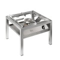 Réchaud à gaz professionnel en acier 1 brûleur 14 kW SP6050L Parker Promotion
