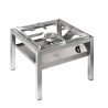 Réchaud à gaz professionnel en acier 1 brûleur 14 kW SP6050L Parker Promotion