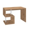 Bureau maison et bureau compact 100x50cm en bois Esse 2 Oak Remises