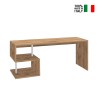 Bureau moderne en bois pour télétravail 180x60cm Esse 2 Wood Vente