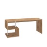 Bureau moderne en bois pour télétravail 180x60cm Esse 2 Wood Remises
