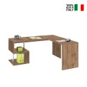 Bureau d'angle moderne en bois Vilnis WD 160/180cm Vente