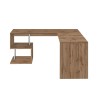 Bureau d'angle moderne en bois Vilnis WD 160/180cm Réductions