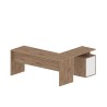 Bureau d'angle moderne en bois avec 3 tiroirs New Selina WD Caractéristiques