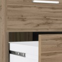 Bureau d'angle moderne en bois avec 3 tiroirs New Selina WD Prix