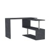 Bureau d'angle pivotant gris 2 étagères Volta RT Catalogue