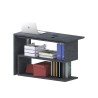 Bureau d'angle pivotant gris 2 étagères Volta RT Achat