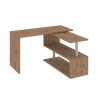 Bureau d'angle design pivotant en bois avec 2 étagères Volta WD Réductions