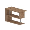 Bureau d'angle design pivotant en bois avec 2 étagères Volta WD Caractéristiques