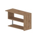 Bureau d'angle design pivotant en bois avec 2 étagères Volta WD Dimensions