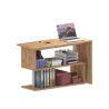 Bureau d'angle design pivotant en bois avec 2 étagères Volta WD Achat