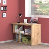 Bureau d'angle design pivotant en bois avec 2 étagères Volta WD 