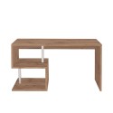 Bureau moderne espace de travail compact en bois 140x60cm Bolg WD Remises
