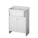 Meuble lave-mains d'extérieur 55x34 cm 2 portes Pancrazio 5001PKC Negrari Promotion
