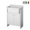Meuble lave-mains d'extérieur 55x34 cm 2 portes Pancrazio 5001PKC Negrari Vente