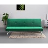 Canapé convertible 2 places inclinable design velours tissu Probatus 