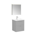 Meuble de salle de bain suspendu vasque 60cm 2 tiroirs miroir LED Root VitrA S Modèle