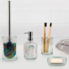 Ensemble d'accessoires de salle de bain en verre gobelet porte-brosses porte-savon Opal Promotion