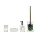 Ensemble d'accessoires de salle de bain en verre gobelet porte-brosses porte-savon Opal Vente