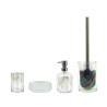 Ensemble d'accessoires de salle de bains porte-brosse à dents en verre porte-savon en verre Opal Vente