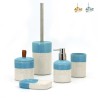 Accessoires de salle de bain en céramique porte-savon porte-brosse distributeur Folk Vente